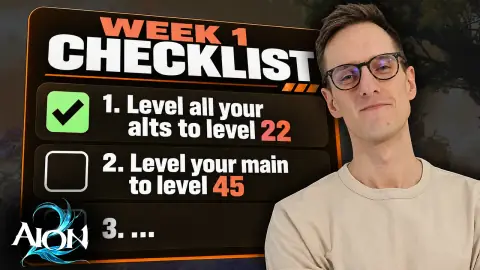 AION 2: Daily & Weekly Checklist + Perfect Week 1 Plan